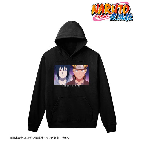 『NARUTO-ナルト- 疾風伝』うずまきナルト&うちはサスケ 場面写パーカーレディース