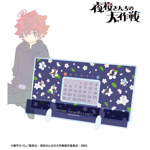 『夜桜さんちの大作戦』集合 Botania アクリル万年カレンダー