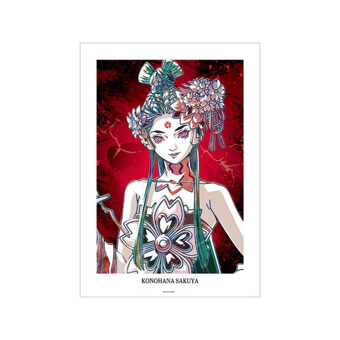 『真・女神転生V Vengeance』コノハナサクヤ Ani-Art A3マット加工ポスター