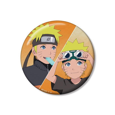 『NARUTO-ナルト- 疾風伝』描き下ろし うずまきナルト 過去と現在ver. 100mm缶バッジ