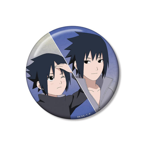 『NARUTO-ナルト- 疾風伝』描き下ろし うちはサスケ 過去と現在ver. 100mm缶バッジ