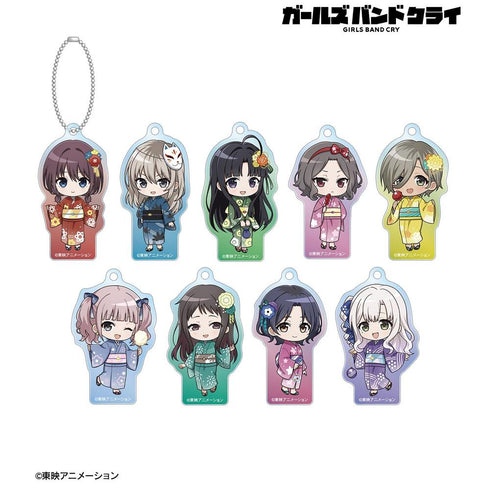 『ガールズバンドクライ』トレーディング ちびキャラ 浴衣ver. アクリルキーホルダー(単位/BOX)【202603再販】