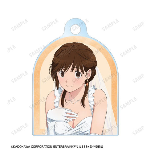 『アマガミSS+plus』描き下ろし 桜井梨穂子 ウェディング水着ver. 2連ワイヤーアクリルキーホルダー