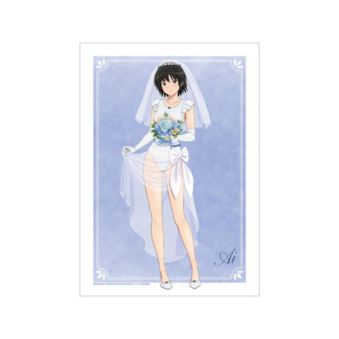 『アマガミSS+plus』描き下ろし 七咲 逢 ウェディング水着ver. A3マット加工ポスター