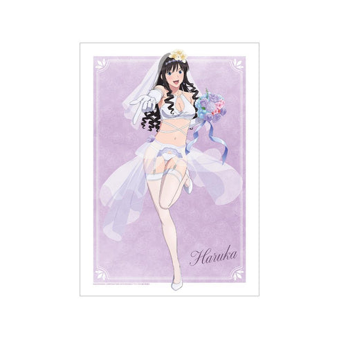 『アマガミSS+plus』描き下ろし 森島はるか ウェディング水着ver. A3マット加工ポスター【202602再販】