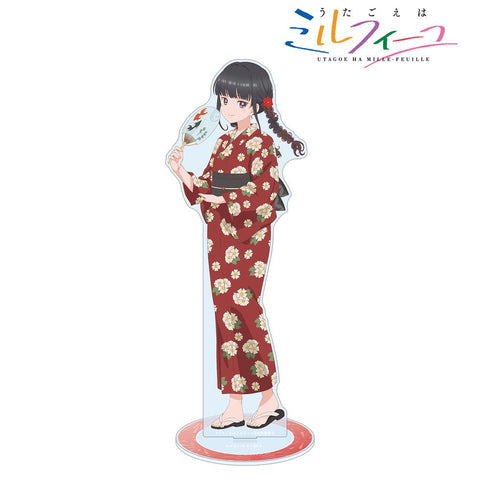 『うたごえはミルフィーユ』描き下ろし ムスブ 夏祭りver. 特大アクリルスタンド