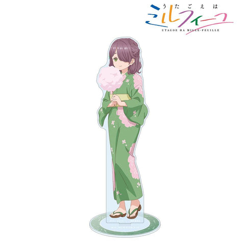 『うたごえはミルフィーユ』描き下ろし クマちゃん 夏祭りver. 特大アクリルスタンド【202608再販】