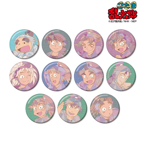 『忍たま乱太郎』トレーディング プリズムパターン グリッター缶バッジ ver.B(単位/BOX)