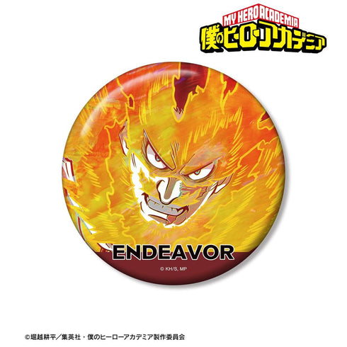 『僕のヒーローアカデミア』エンデヴァー Ani-Art 第8弾 100mm缶バッジ【202608再販】