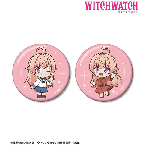『ウィッチウォッチ』若月ニコ ちびキャラ 缶バッジ2個セット