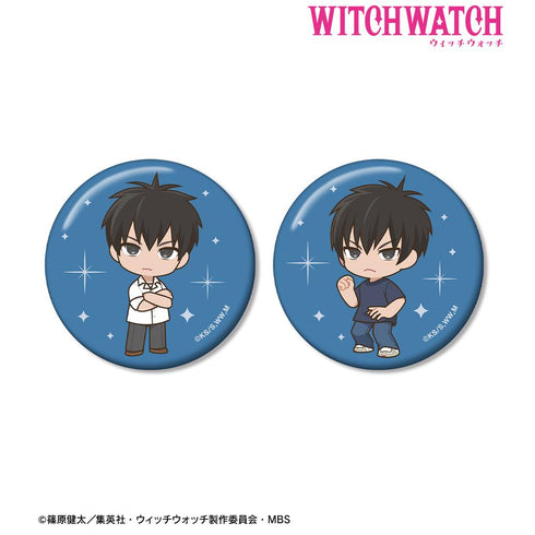 『ウィッチウォッチ』乙木守仁 ちびキャラ 缶バッジ2個セット