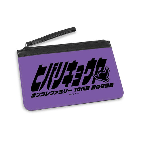 『家庭教師ヒットマンREBORN!』雲雀 恭弥 ar-Unity モチーフネームデザイン PUレザーフラットポーチ【202603再販】