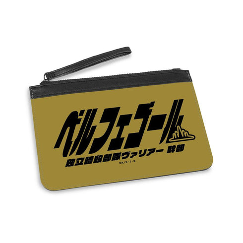 《家庭教師 Hitman REBORN!》貝爾費戈爾(10年後) ar-Unity 主題名稱設計 PU皮革平底收納包【202607 再版】