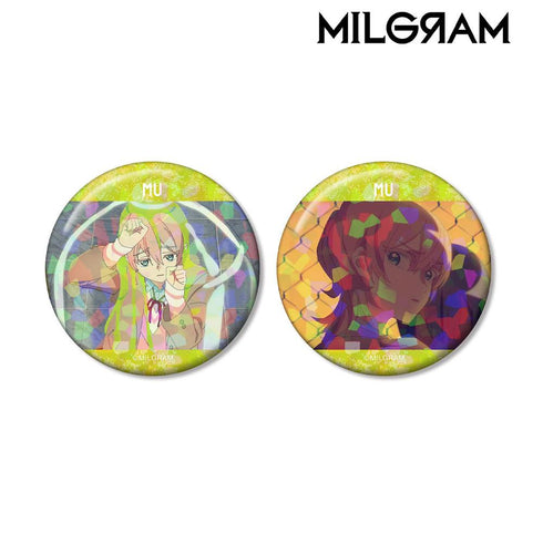 『MILGRAM -ミルグラム-』ムウ 場面写ホログラム缶バッジ2個セット【202606再販】