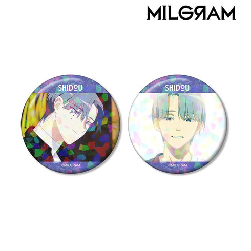 『MILGRAM -ミルグラム-』シドウ 場面写ホログラム缶バッジ2個セット【202606再販】