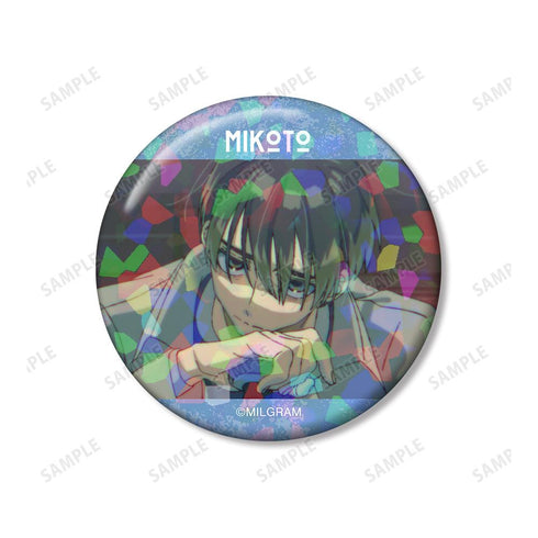 『MILGRAM -ミルグラム-』ミコト 場面写ホログラム缶バッジ2個セット