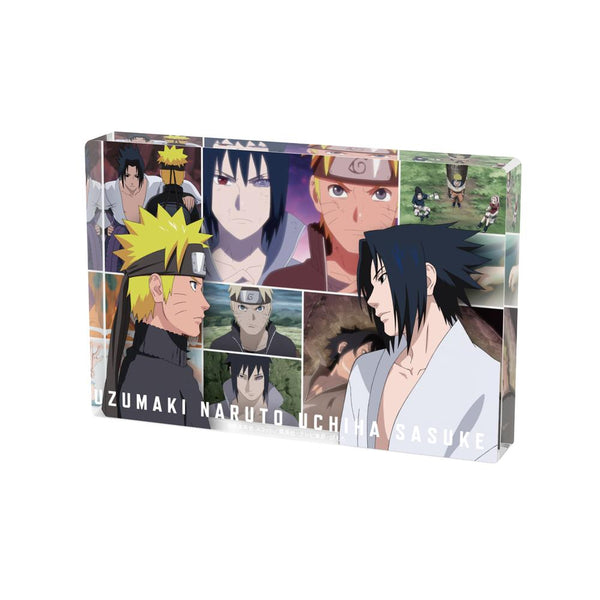『NARUTO-ナルト- 疾風伝』うずまきナルト&うちはサスケ 場面写アクリルブロック