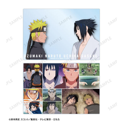 『NARUTO-ナルト- 疾風伝』うずまきナルト&うちはサスケ 場面写アクリルブロック