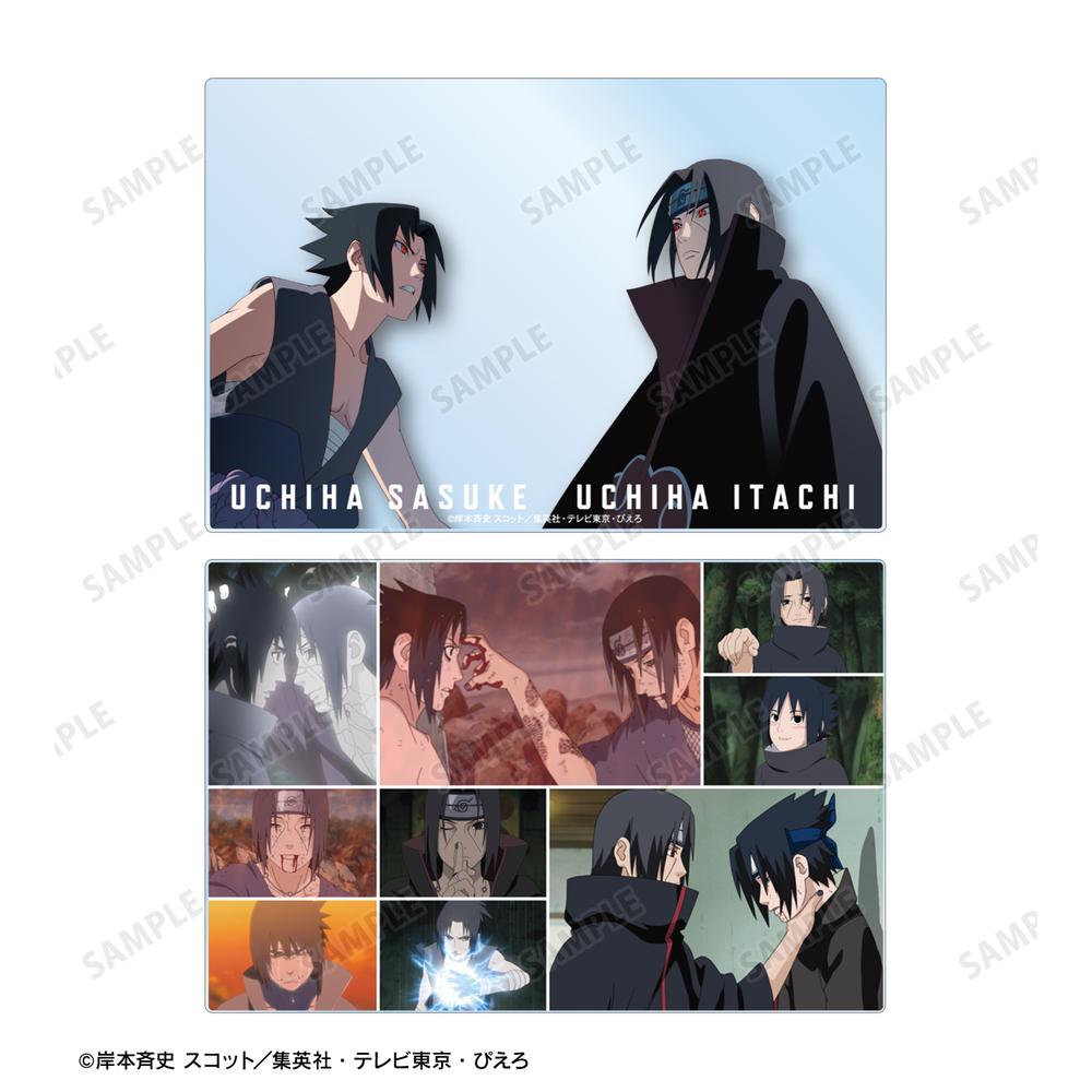 NARUTO うちはサスケ＆うちはイタチ 場面写アクリルブロック NARUTO-ナルト- 疾風伝』うちはサスケ&うちはイタチ 場面写アクリル
