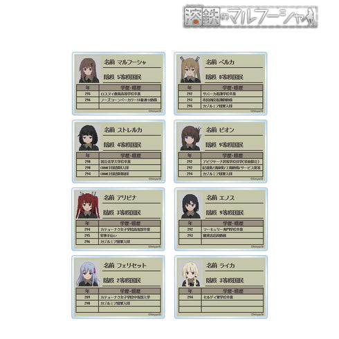 『溶鉄のマルフーシャ』トレーディング プロフィール アクリルカード(単位/BOX)