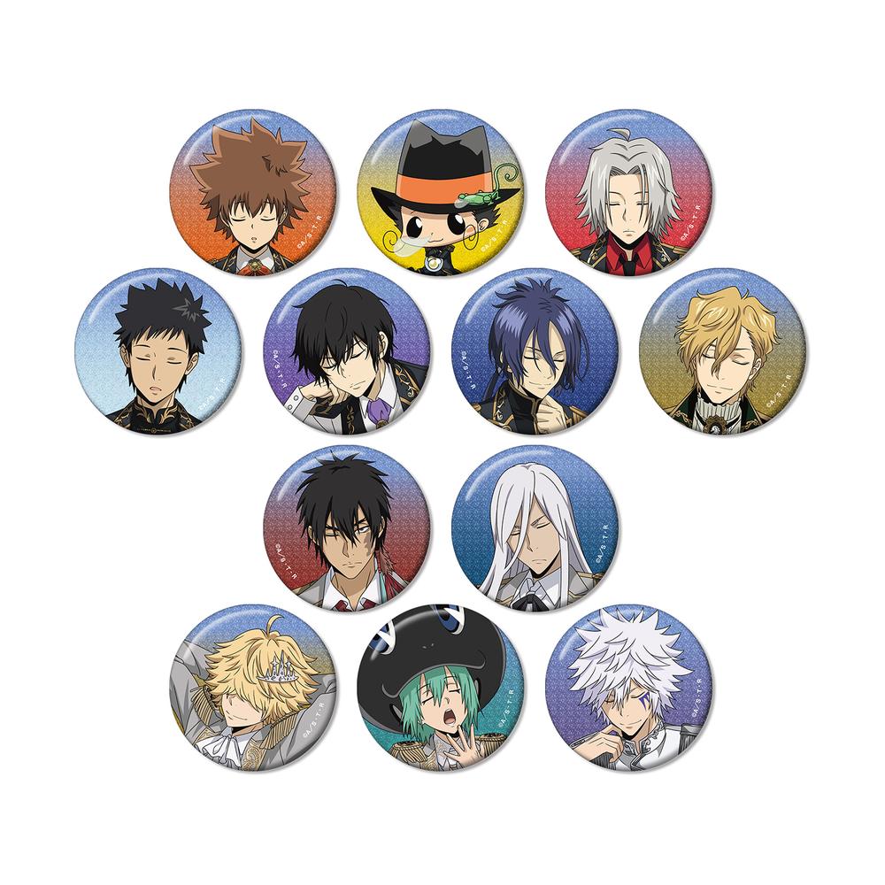 スペルビ・スクアーロ グリッター缶バッジ 家庭教師ヒットマンREBORN