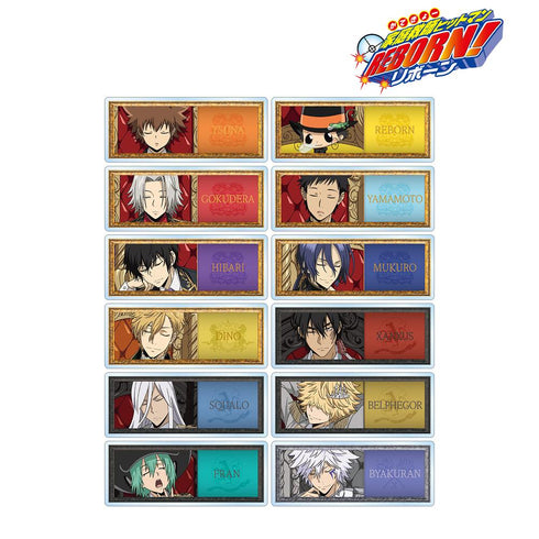 『家庭教師ヒットマンREBORN!』描き下ろし 夢見る玉座ver. トレーディングアクリルネームプレート(単位/BOX)