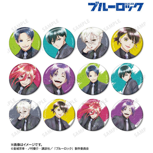 『ブルーロック』描き下ろし スーツモデルver. Ani-Art aqua label トレーディンググリッター缶バッジ(単位/BOX)【202510再販】