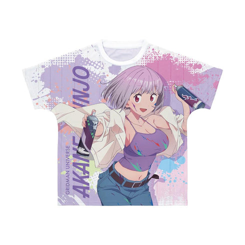 『グリッドマンユニバース』描き下ろし 新条アカネ ペインタースタイルver. フルグラフィックTシャツユニセックス