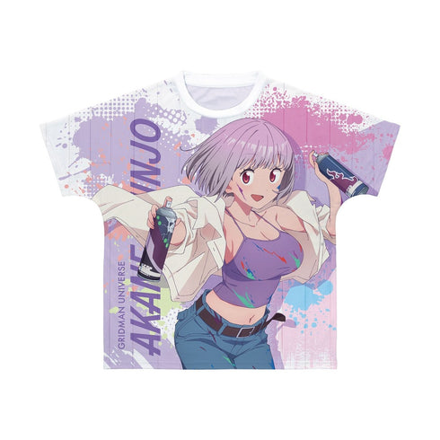 『グリッドマン ユニバース』描き下ろし 新条アカネ ペインタースタイルver. フルグラフィックTシャツユニセックス【202609再販】