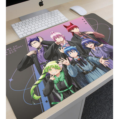 『魔入りました!入間くん』描き下ろし 集合 ブラックコーデver. マルチデスクマット