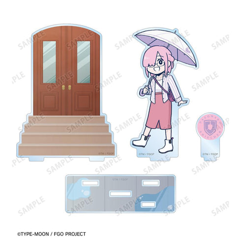 『Fate/Grand Order 藤丸立香はわからない』槌田先生 描き下ろし マシュ・キリエライト 梅雨の合間にver. パーツ付きBIGアクリルスタンド
