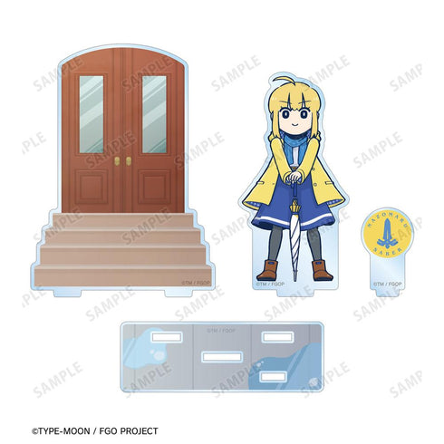 『Fate/Grand Order 藤丸立香はわからない』槌田先生 描き下ろし アルトリア・ペンドラゴン 梅雨の合間にver. パーツ付きBIGアクリルスタンド