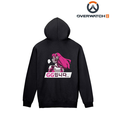 『オーバーウォッチ 2』D.Va バックプリントジップパーカーユニセックス