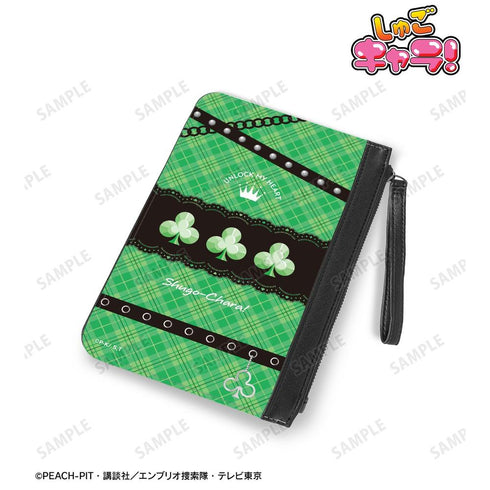 『しゅごキャラ!』スゥ しゅごたま風 PUレザーフラットポーチ【202606再販】