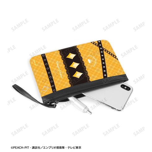 『しゅごキャラ!』ダイヤ しゅごたま風 PUレザーフラットポーチ【202601再販】