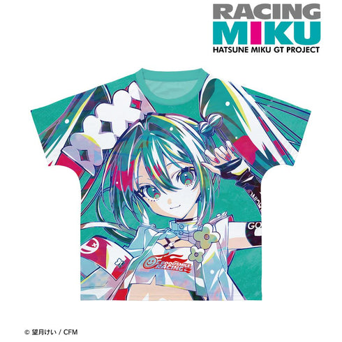 『初音ミク GTプロジェクト』レーシングミク 2025Ver. Ani-Art フルグラフィックTシャツ ver.Aユニセックス