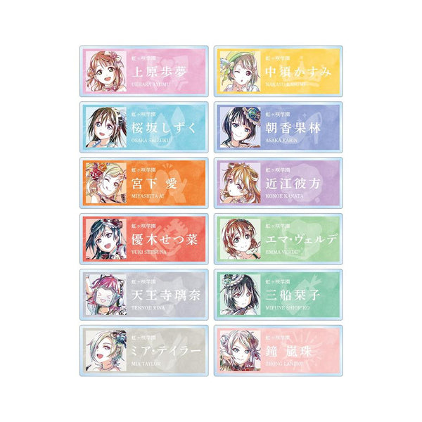『ラブライブ!虹ヶ咲学園スクールアイドル同好会』トレーディング Ani-Art 第2弾 アクリルネームプレート(単位/BOX)【202605再販】