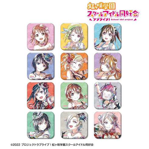 『ラブライブ!虹ヶ咲学園スクールアイドル同好会』トレーディング Ani-Art 第2弾 スクエア缶バッジ(単位/BOX)【202605再販】