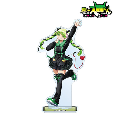 『魔入りました!入間くん』描き下ろし ウァラク・クララ ブラックコーデver. 特大アクリルスタンド