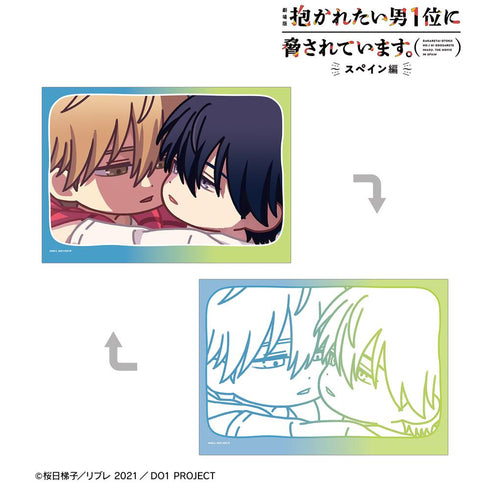 『抱かれたい男1位に脅されています。~スペイン編~』東谷准太&西條高人 A ゆるコマ A5イラストカード