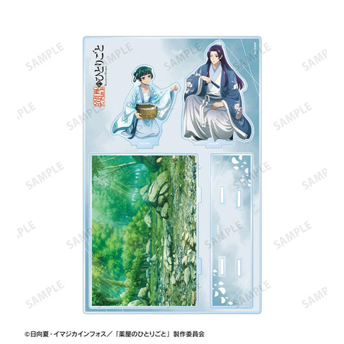 『薬屋のひとりごと』描き下ろし 猫猫&壬氏 水遊びver. アクリルジオラマ【202512再販】