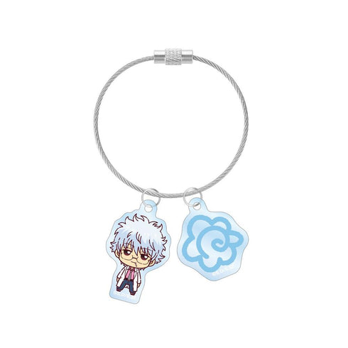 『3年Z組銀八先生』坂田銀八 ちょこんと! 2連ワイヤーアクリルキーホルダー【202603再販】