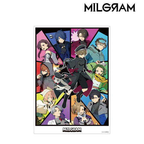 《MILGRAM -米爾格拉姆-》全新繪製 團體照 美式漫畫風ver. A3霧面加工海報【202606再版】