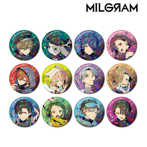 『MILGRAM -ミルグラム-』描き下ろし アメコミ風ver. トレーディングホログラム缶バッジ(単位/BOX)【202608再販】