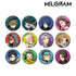 『MILGRAM -ミルグラム-』描き下ろし アメコミ風ver. トレーディンググリッター缶バッジ(単位/BOX)【202608再販】