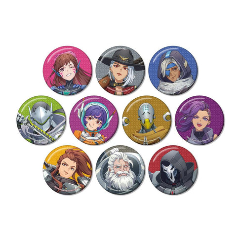 『オーバーウォッチ 2』メレさんイラスト トレーディンググリッター缶バッジ(単位/BOX)