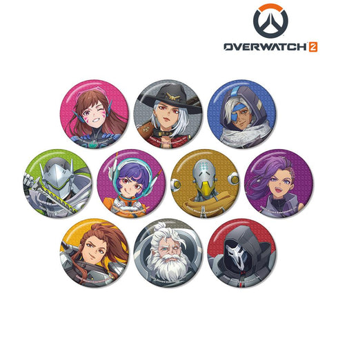 『オーバーウォッチ 2』メレさんイラスト トレーディンググリッター缶バッジ(単位/BOX)
