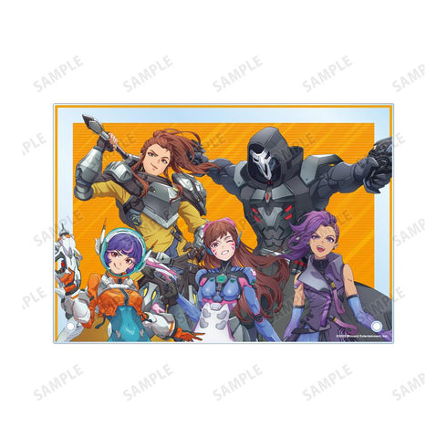 『オーバーウォッチ 2』メレさんイラスト 集合 A5アクリルパネル ver.B