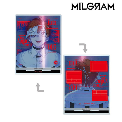 《MILGRAM -米爾格拉姆-》フータ《天晴行進曲》 封面插畫版 雙面大尺寸亞克力立牌【202605再版】