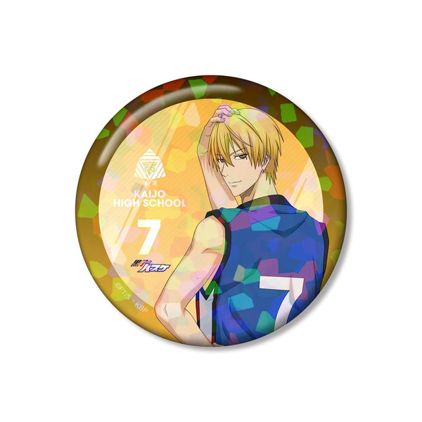 『黒子のバスケ』描き下ろし 黄瀬涼太 戦う背中ver. 75mmホログラム缶バッジ